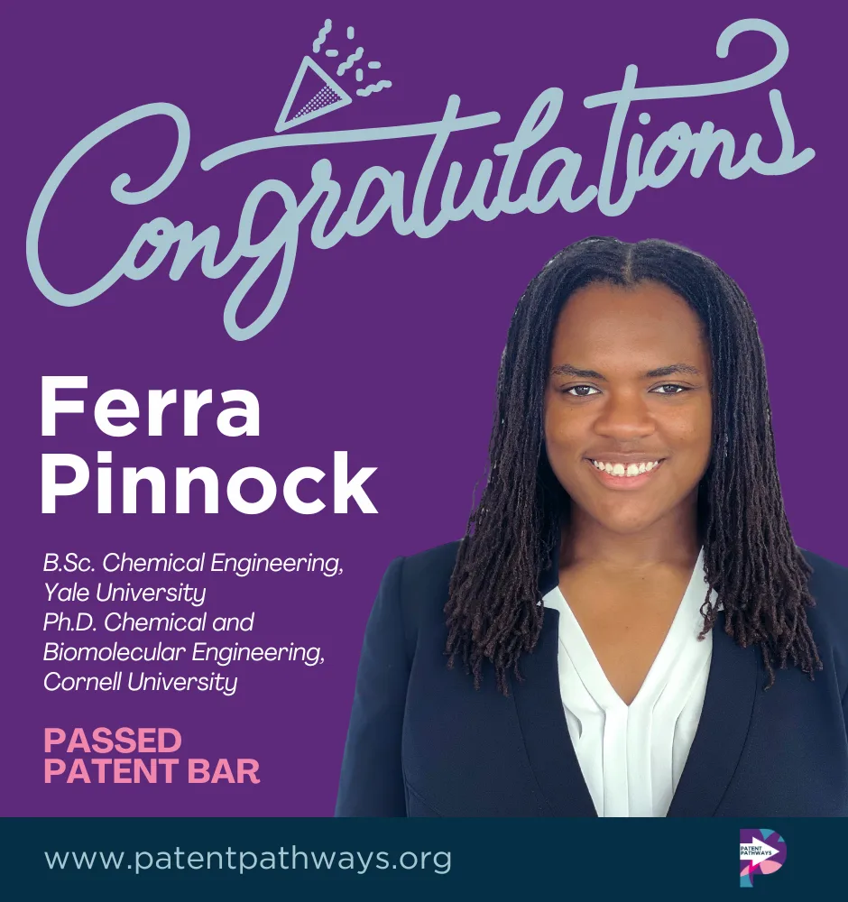 Pathways Participant Ferra Pinnock Passes Patent Bar
